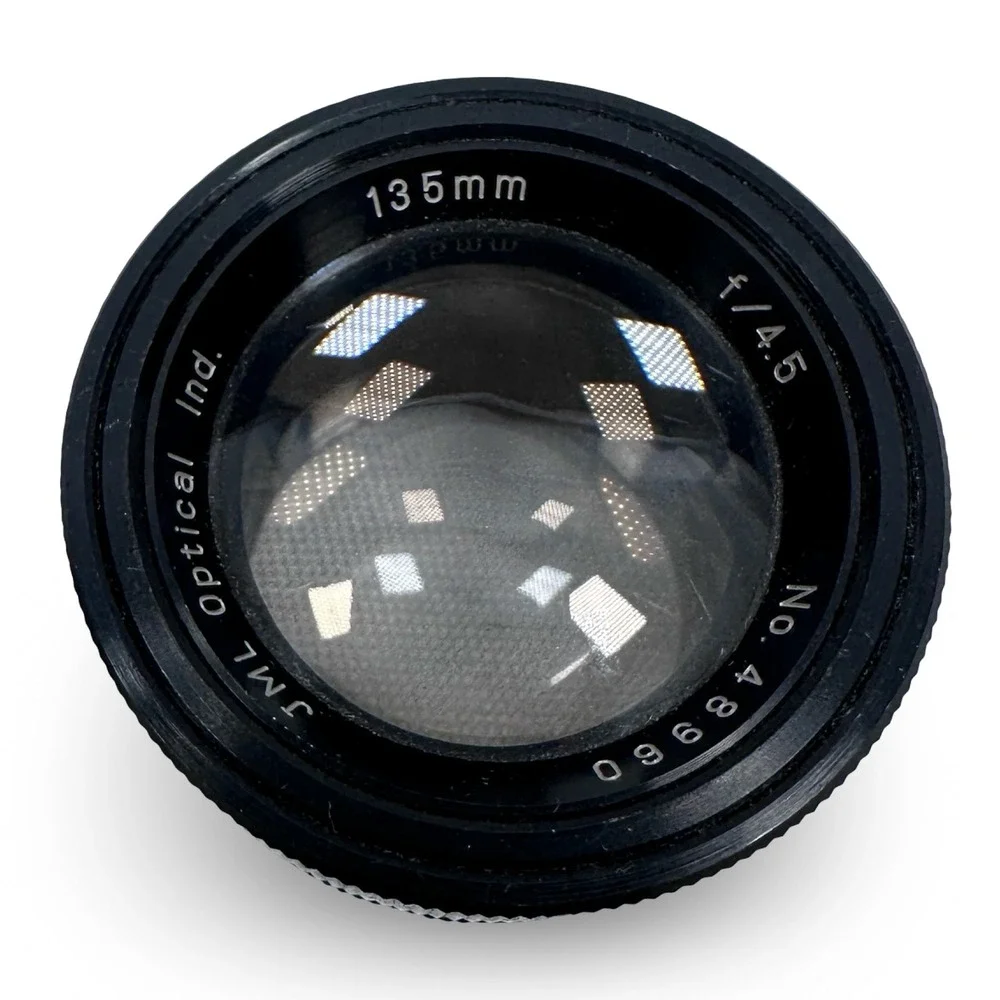 JML Optical Ind 135mm f/4.5 Enlarging Lens Made in Japan No 48960 Black
